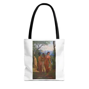 "Shakuntala" Art Tote - Bohemian Style Carryall for Everyday Use