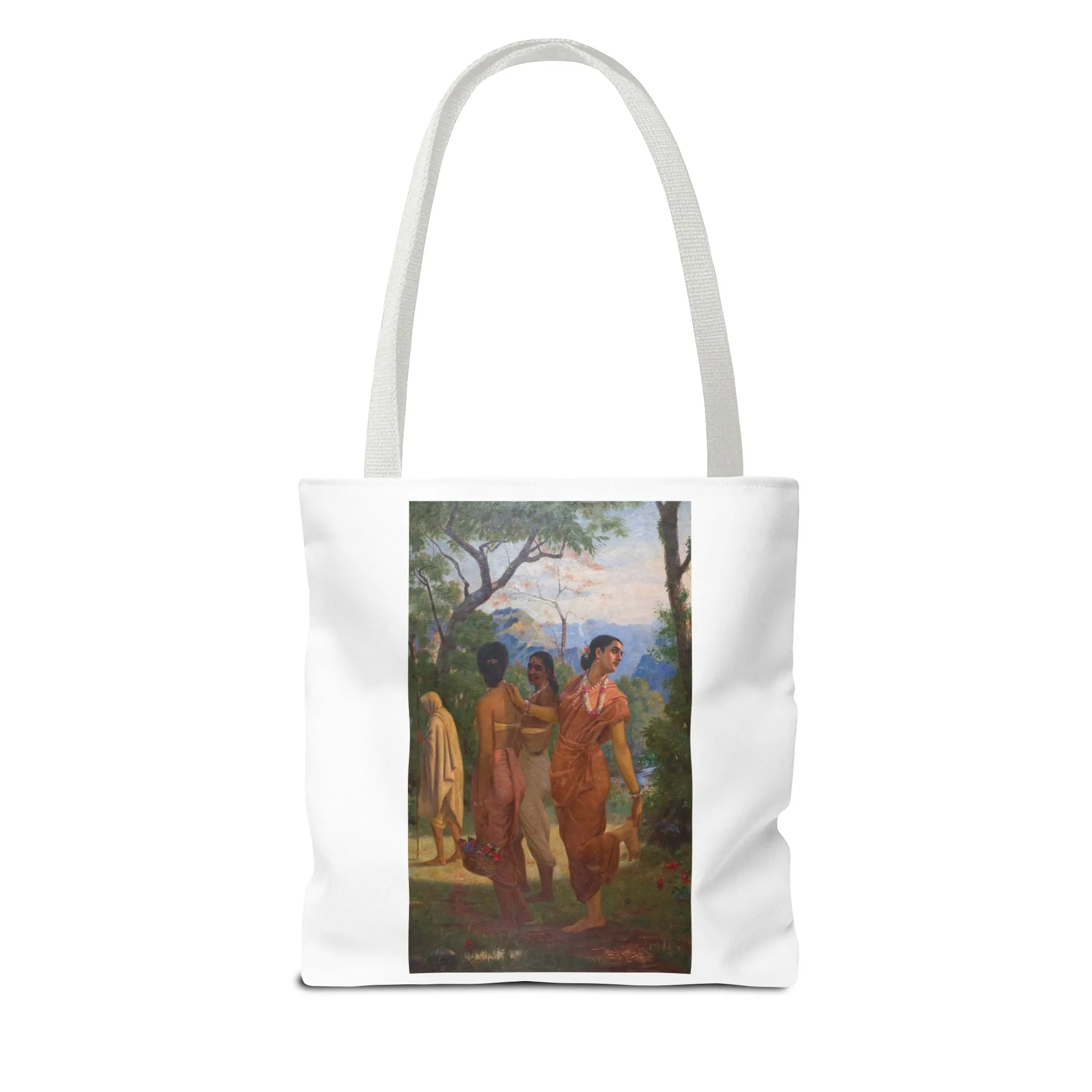 "Shakuntala" Art Tote - Bohemian Style Carryall for Everyday Use