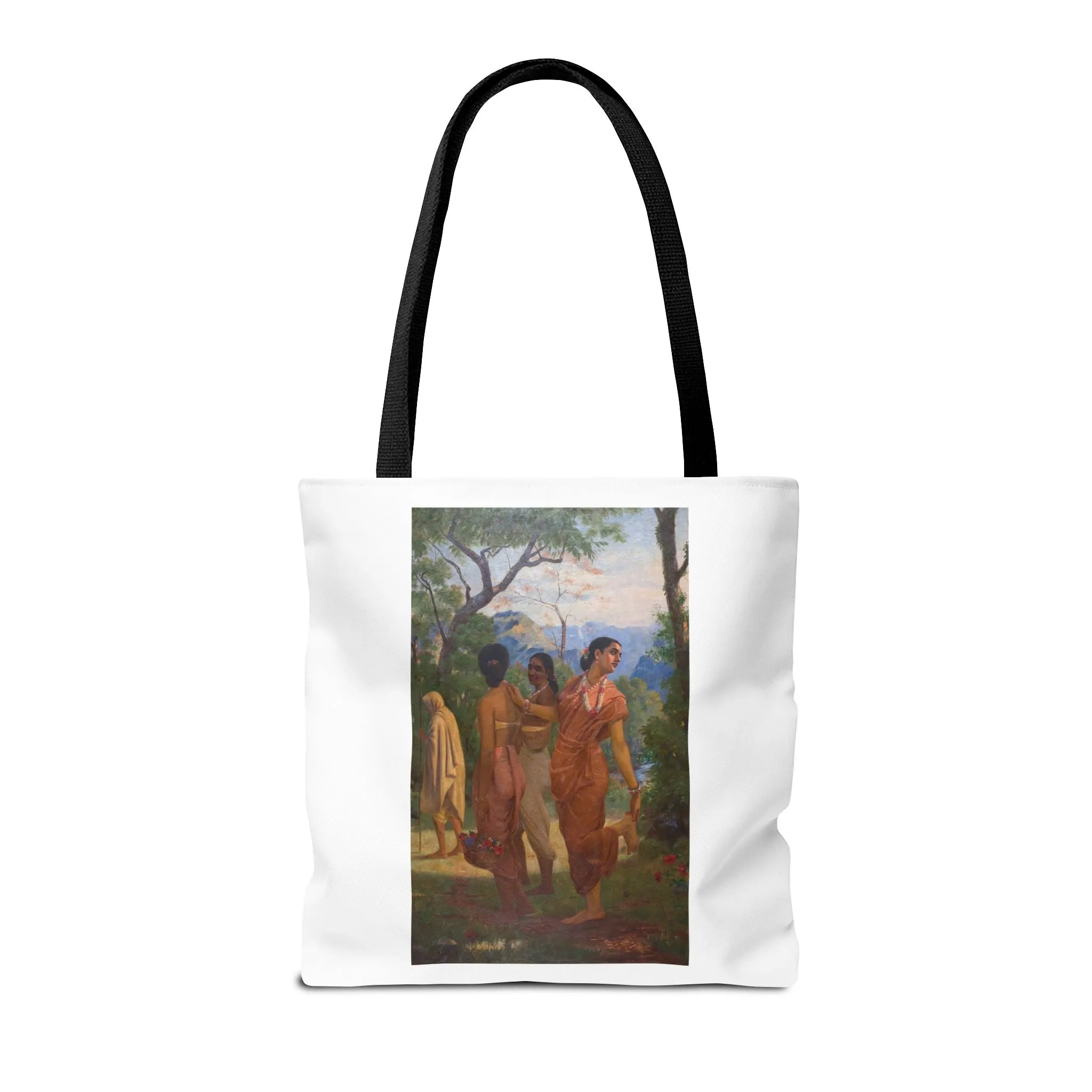 "Shakuntala" Art Tote - Bohemian Style Carryall for Everyday Use