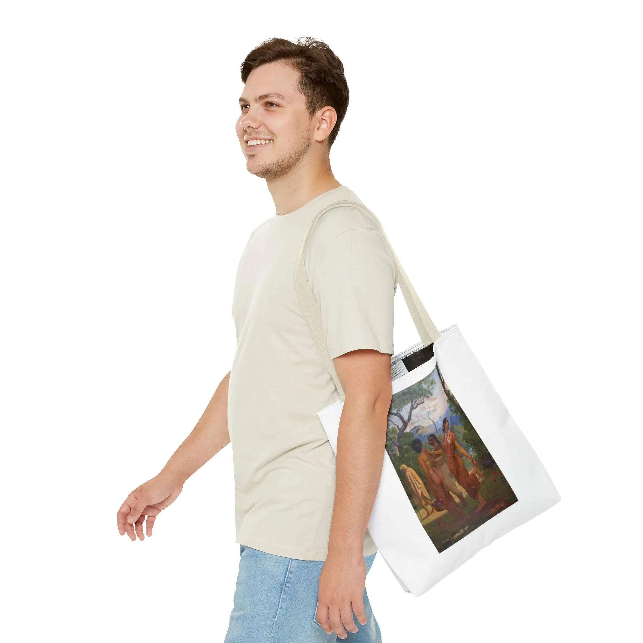 "Shakuntala" Art Tote - Bohemian Style Carryall for Everyday Use
