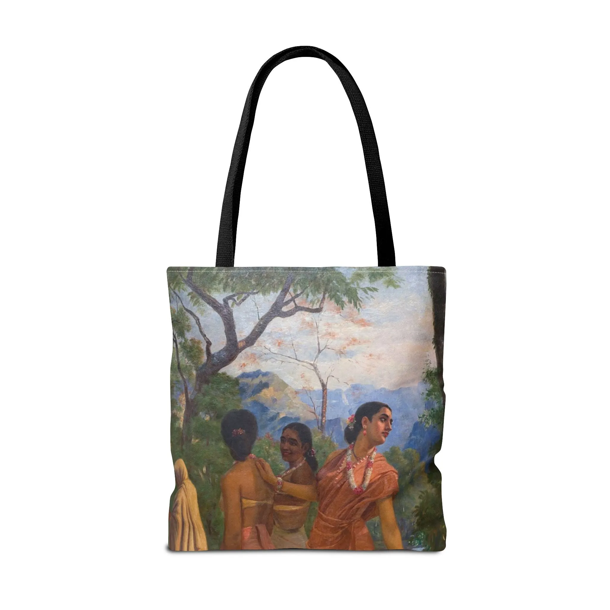 "Shakuntala" Art Tote - Bohemian Style Carryall for Everyday Use