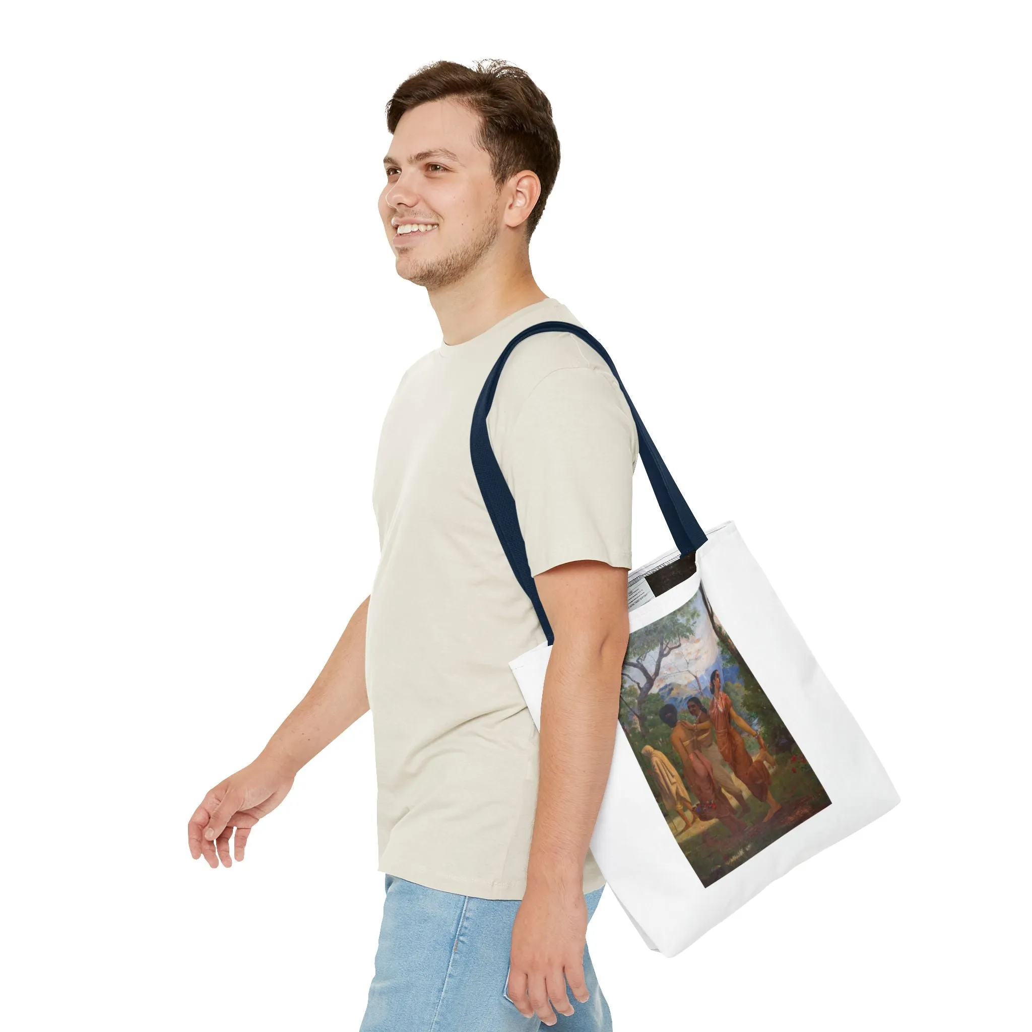 "Shakuntala" Art Tote - Bohemian Style Carryall for Everyday Use
