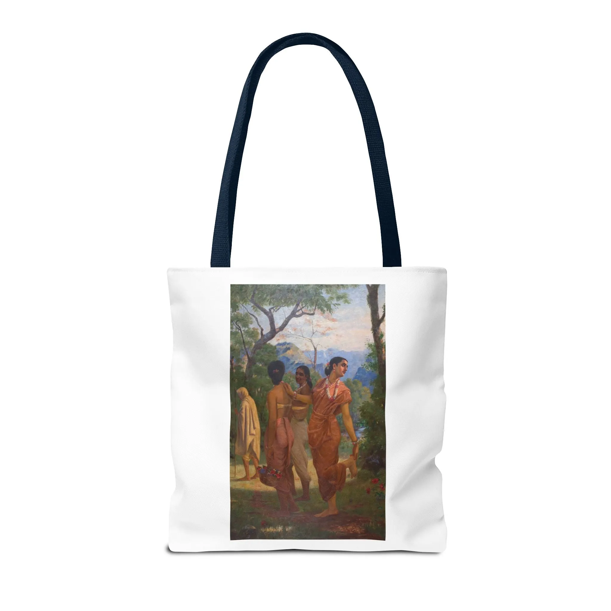 "Shakuntala" Art Tote - Bohemian Style Carryall for Everyday Use