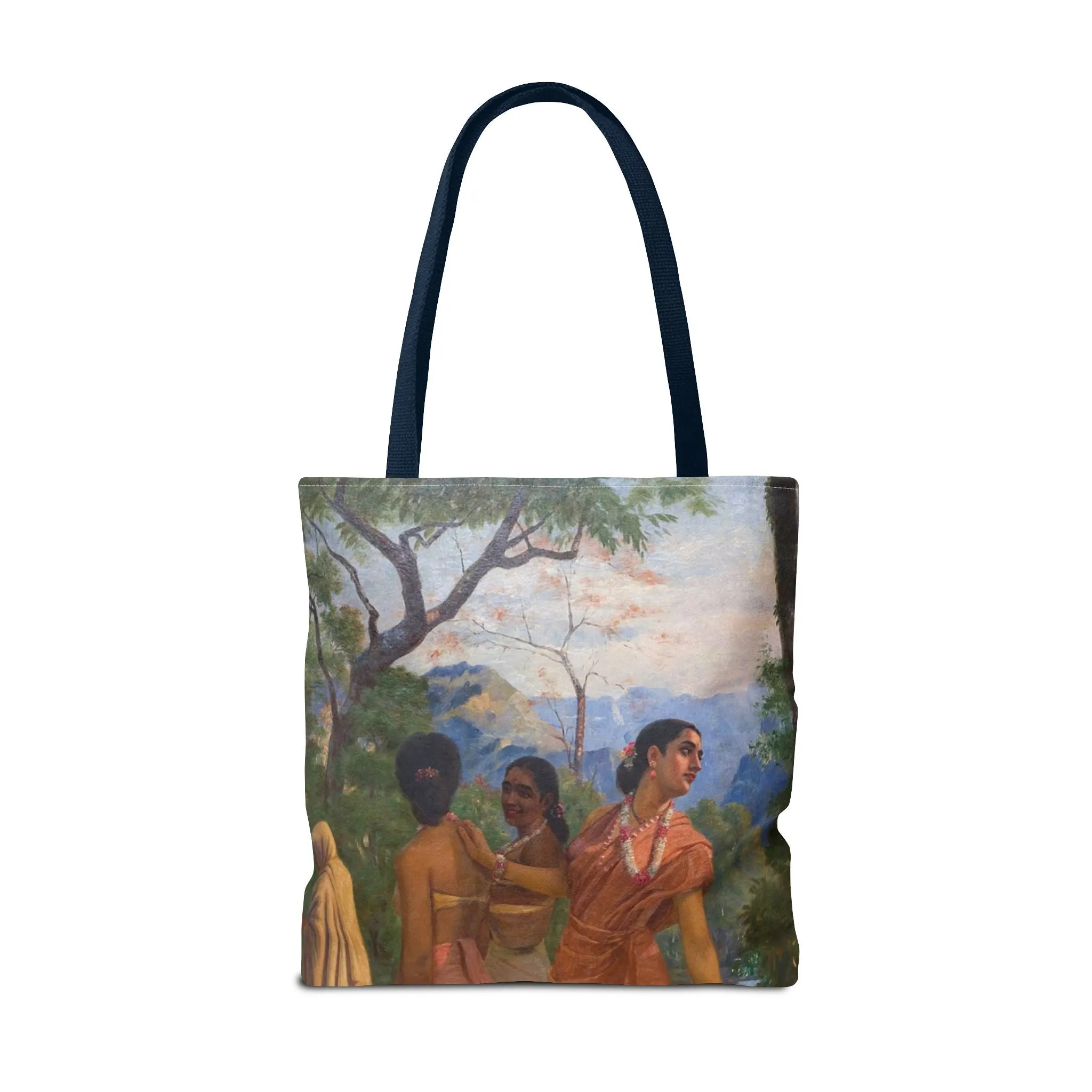 "Shakuntala" Art Tote - Bohemian Style Carryall for Everyday Use