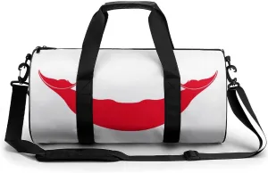 Rapa Nui Flag Large Capacity Gym Bag for Men Women Dry Wet Separation Sports Travel Tote
