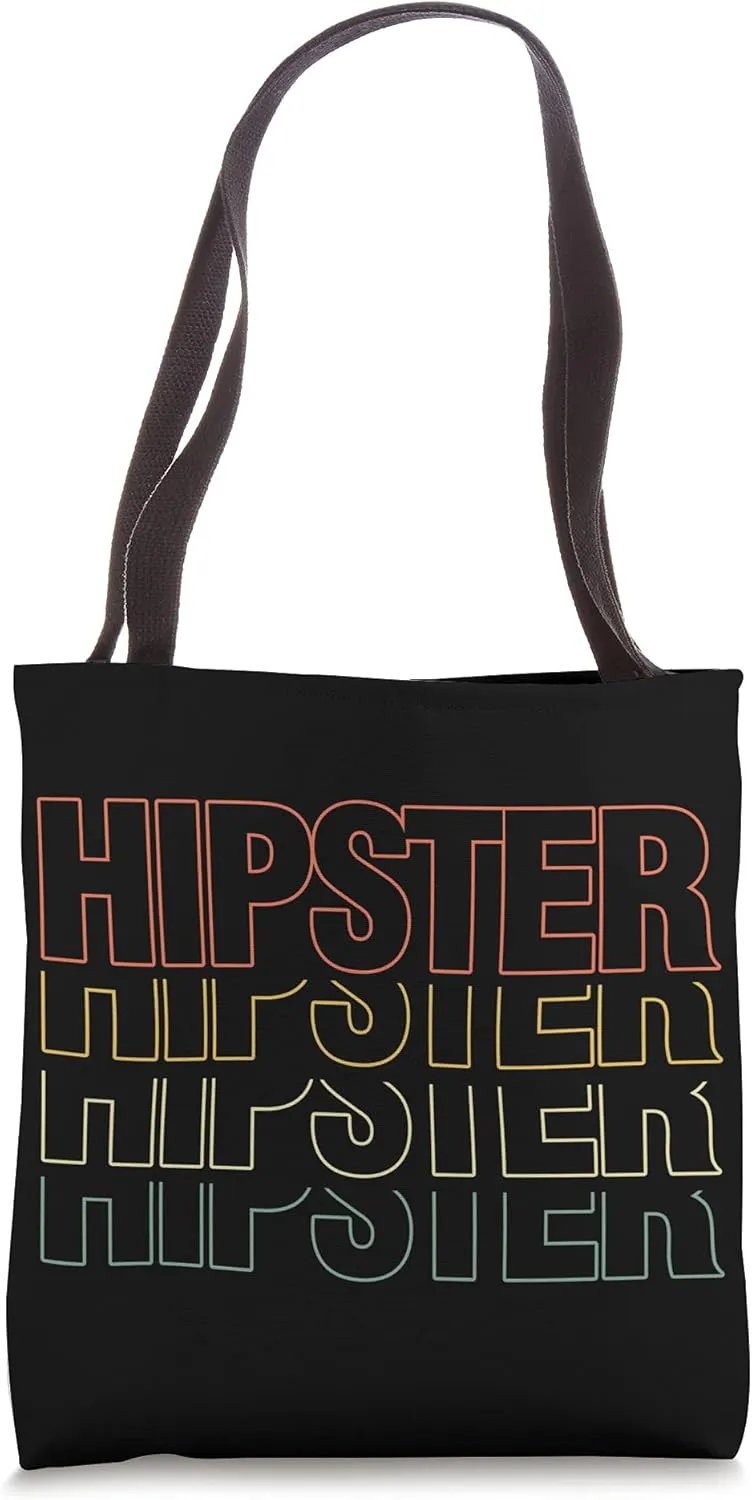 Retro Hipster Vintage Life Style Urban Style Freethinker Tote Bag