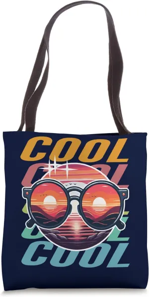 Retro Sunset – Cool and Stylish Vintage Vibes Tote Bag