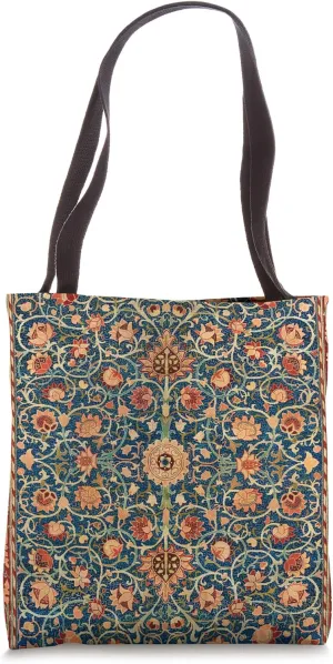 Retro Vintage Bohemian Carpet Floral Boho Ornament Pattern Tote Bag