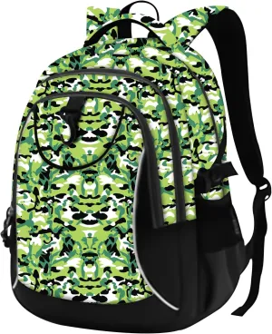 rickyh style School Backpack Travel Bag for Men & Women Lightweight College Back Pack with Laptop Compartmen