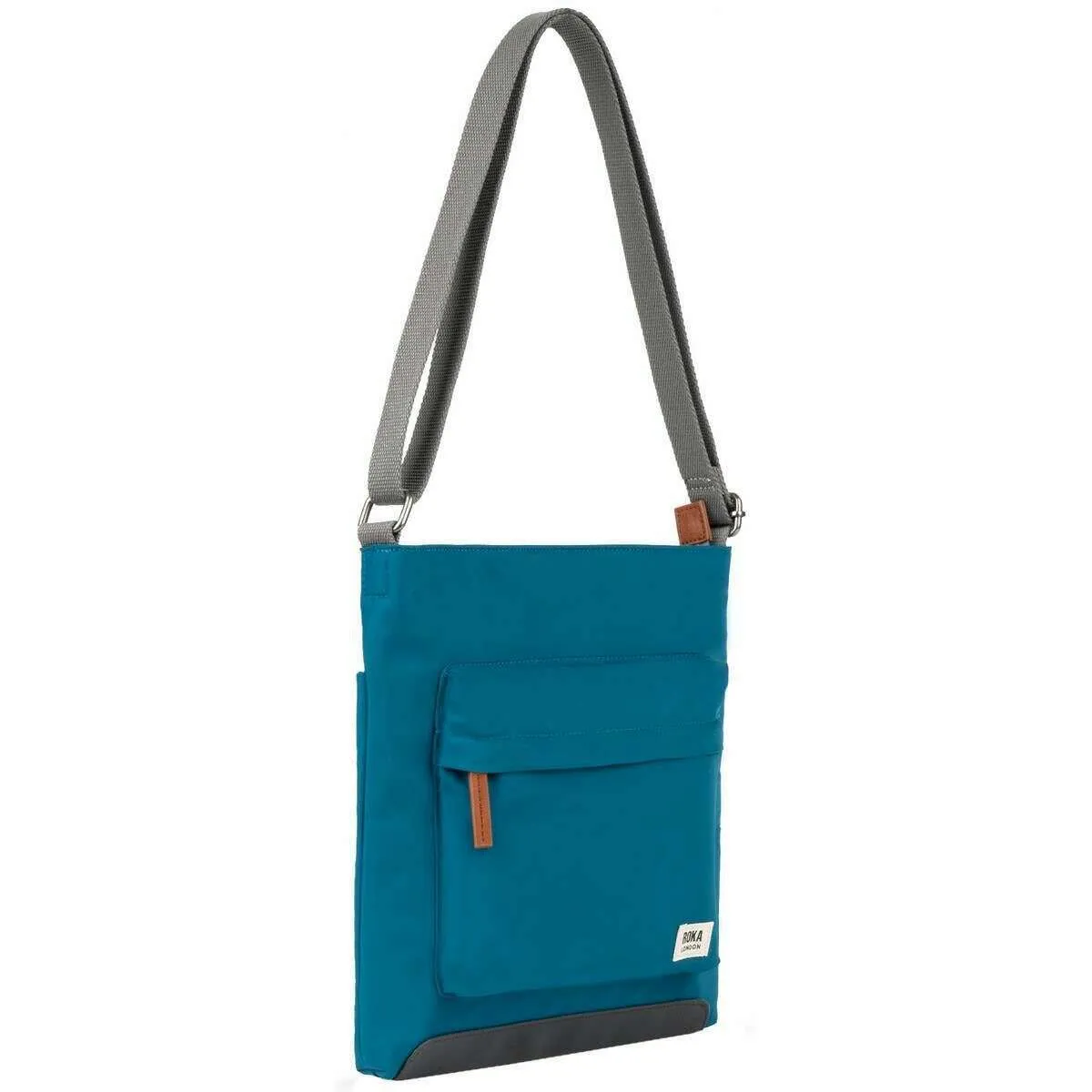Roka Kennington B Medium Recycled Nylon Crossbody Bag - Sapphire Blue
