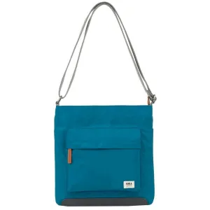 Roka Kennington B Medium Recycled Nylon Crossbody Bag - Sapphire Blue