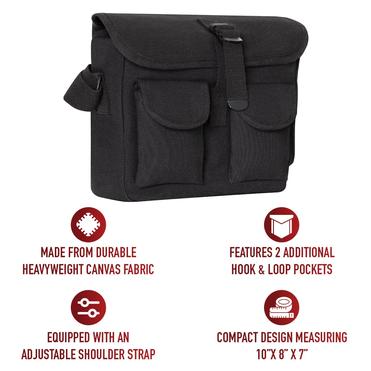 Rothco Canvas Ammo Shoulder Bag