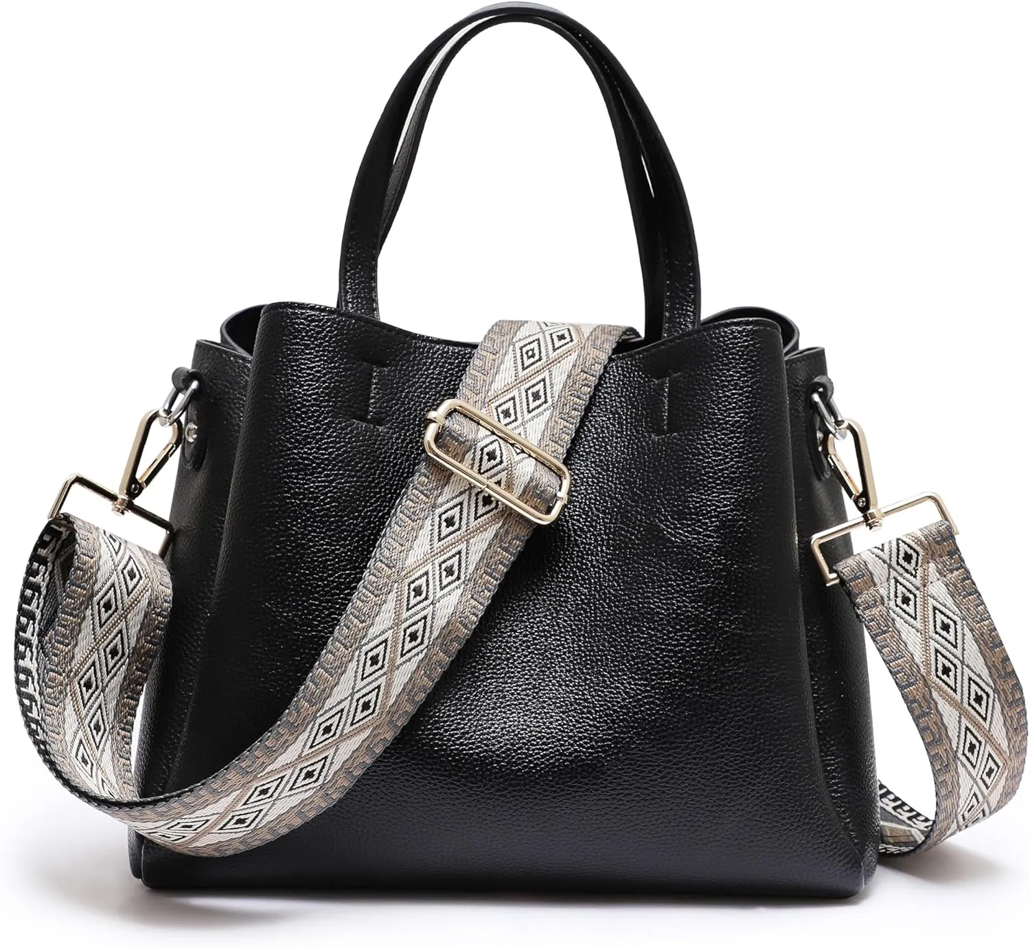 S-Jacorry Purse Strap Replacement Crossbody Wide Shoulder Strap Adjustable Canvas Straps Handbag Strap Replacement Belts