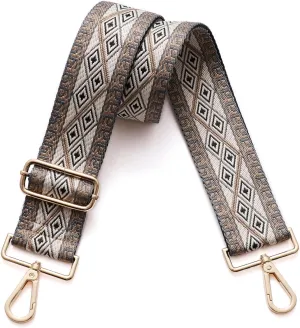 S-Jacorry Purse Strap Replacement Crossbody Wide Shoulder Strap Adjustable Canvas Straps Handbag Strap Replacement Belts