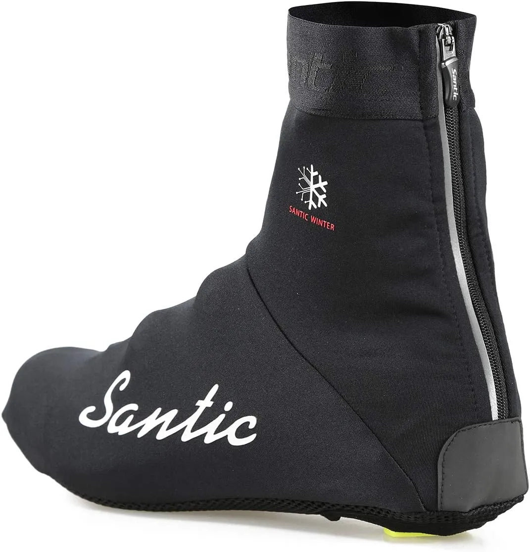 Santic Cycling Shoe Covers Unisex Windproof Bike Cycling Overshoes Winter Thermal Sports Accessories 1 Pair …