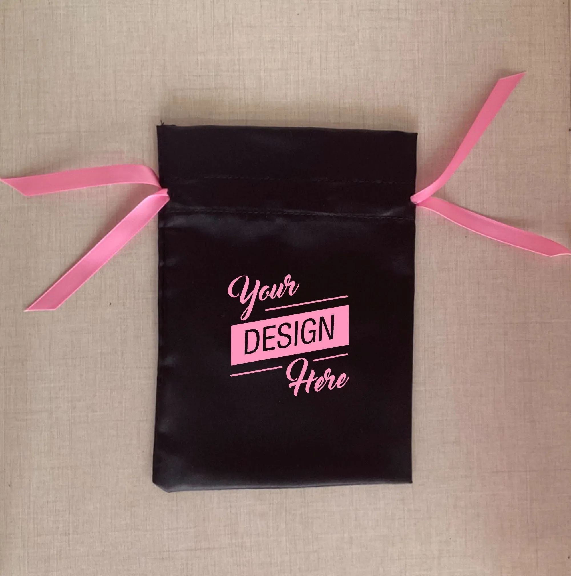 Satin drawstring bags custom dust bags Jewelry package pouch personalized your logo printed wholesale product package gift bag