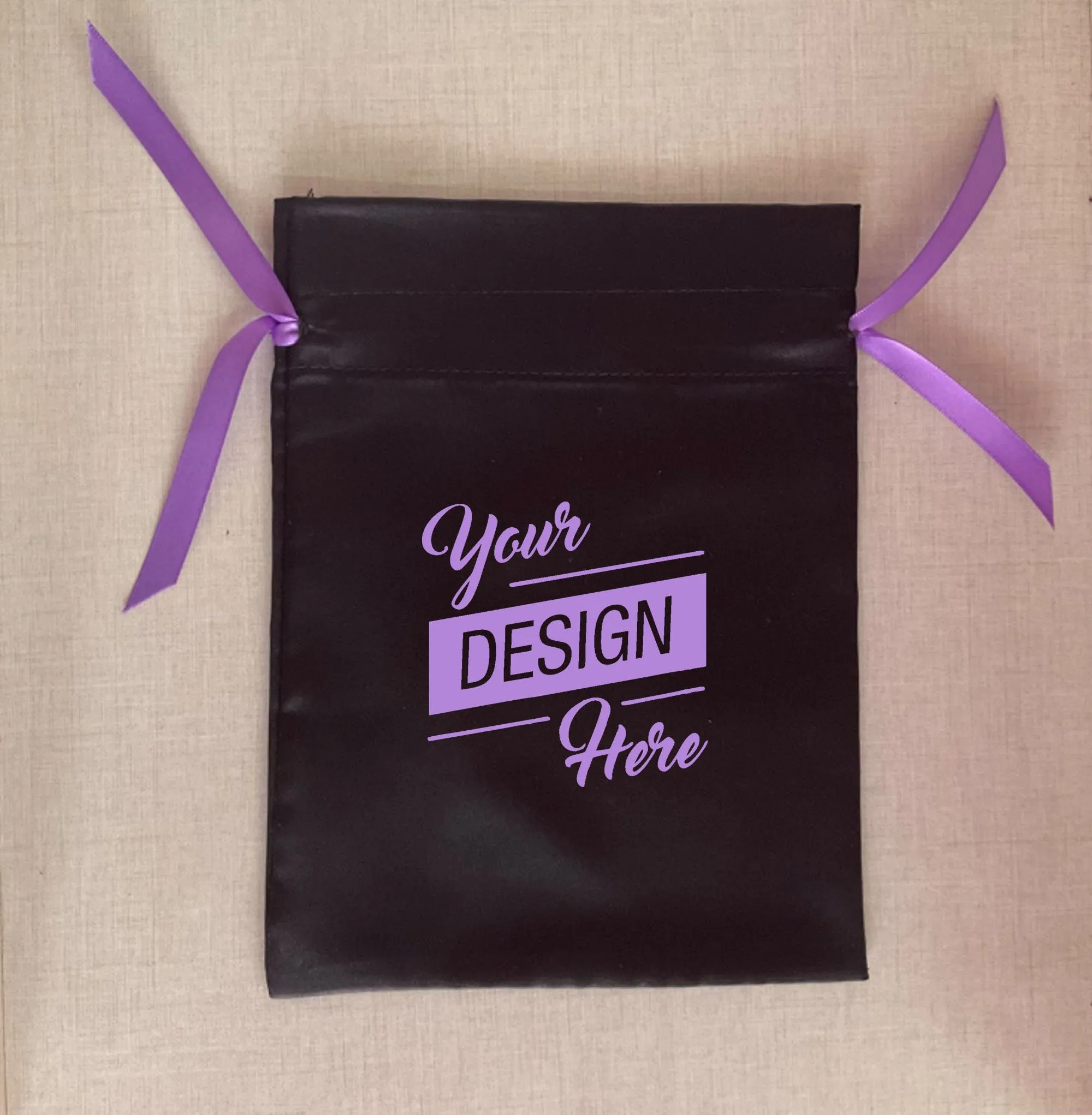 Satin drawstring bags custom dust bags Jewelry package pouch personalized your logo printed wholesale product package gift bag