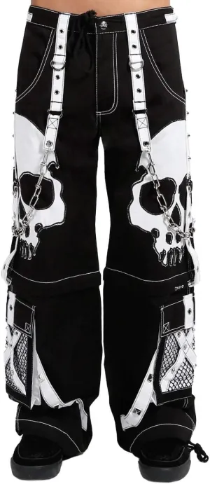 Scare Darkstreet Pants [BLACK/WHITE] Gothic Emo Punk XXL