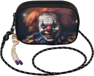 Scary Clown Hot Nose Crossbody Bags for Women Cell Phone Purses Women's Shoulder Handbags Wallet Purse with Adjustable Strap