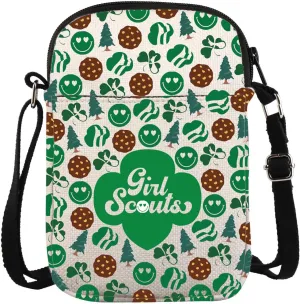 Scout Crossbody Bag Sco-ut Symbol Gift Girl Scout Inspirational Shoulder Bag