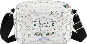 Secret Garden Inspired Horizontal Crossbody Bag Literature Bookish Book Lover Gift
