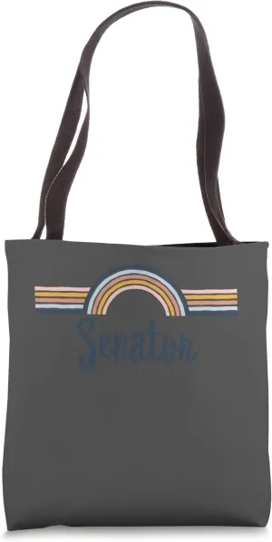 Senator boho Rainbow Design, Cool Matching Senator Team Tote Bag