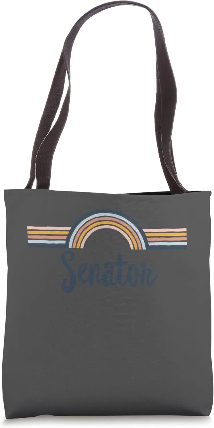 Senator boho Rainbow Design, Cool Matching Senator Team Tote Bag