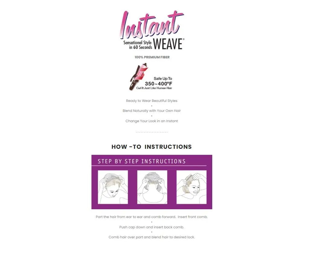 Sensationnel Instant Weave Synthetic Halfwig - Tuscany-F1B/30
