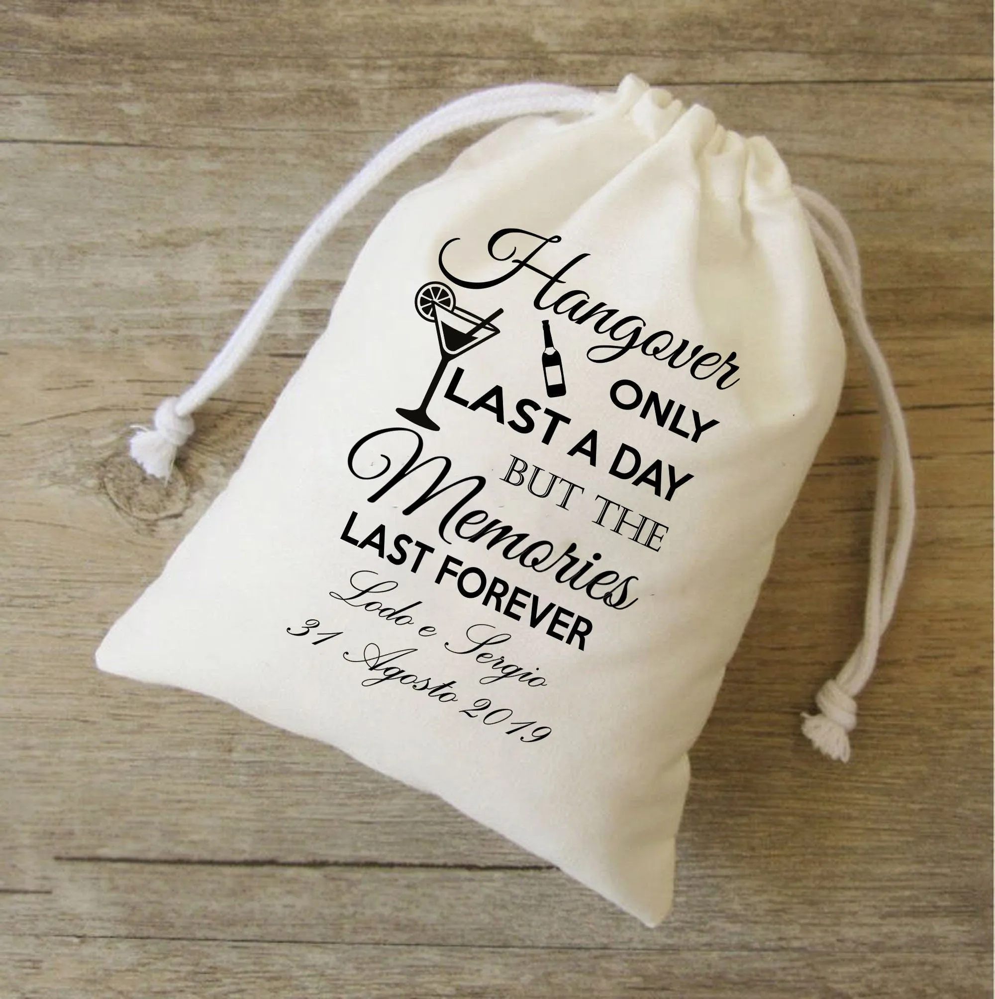 Set of 20-100 Hangovers Last a Day Memories Last Survival Kit, Recovery kit,Emergency kit,Bachelorette Party Favor, hen party, Wedding Favor