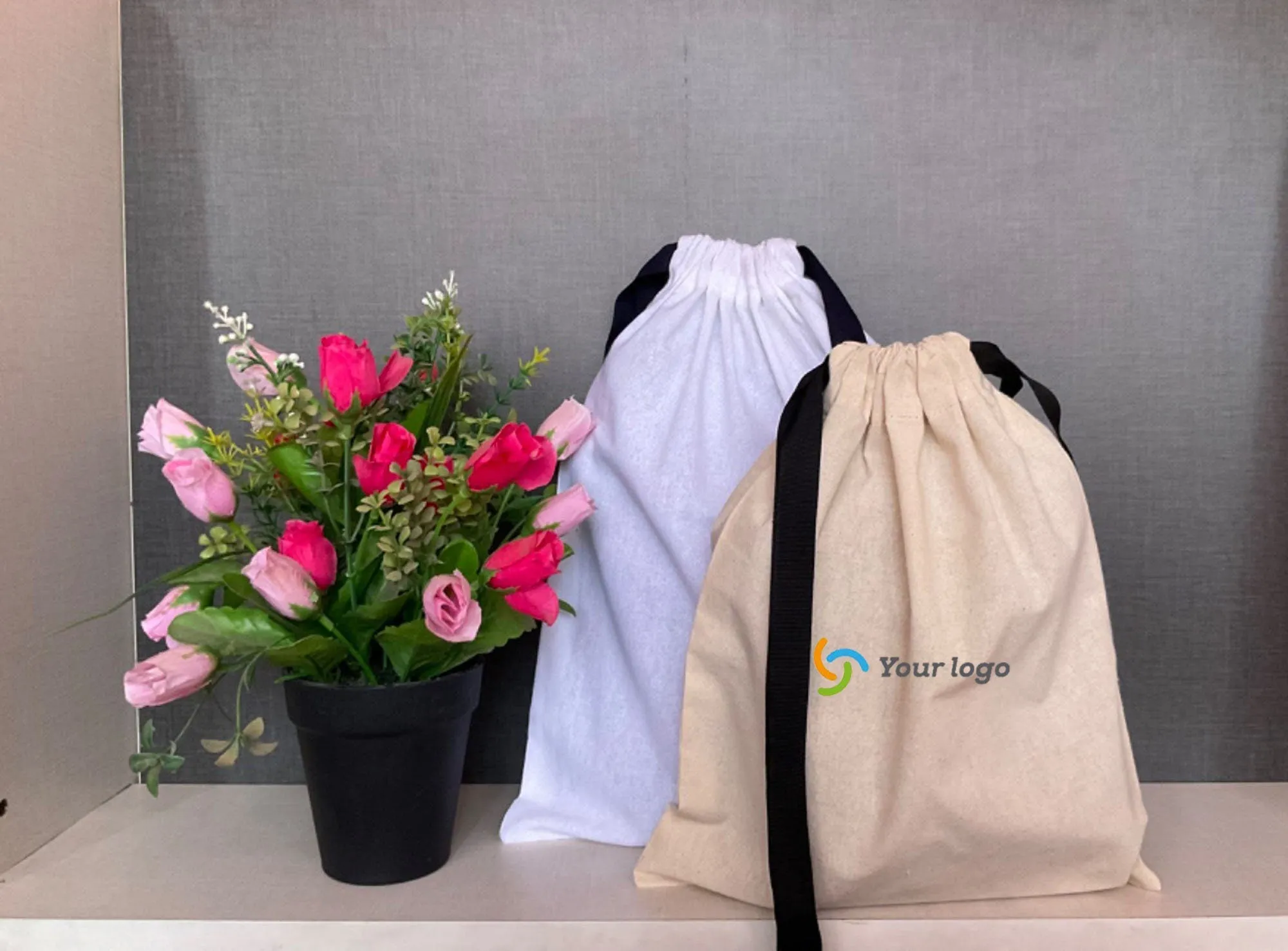 Set of 20/30/50/100 Dust Cover Storage Bags Cotton Drawstring Pouch for Handbags Purses Pocketbooks Shoes Dust bags