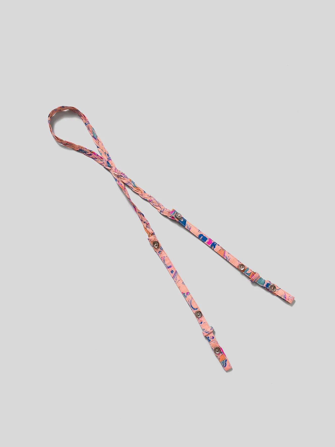 Silk Shoulder Strap - Pink/Red tones