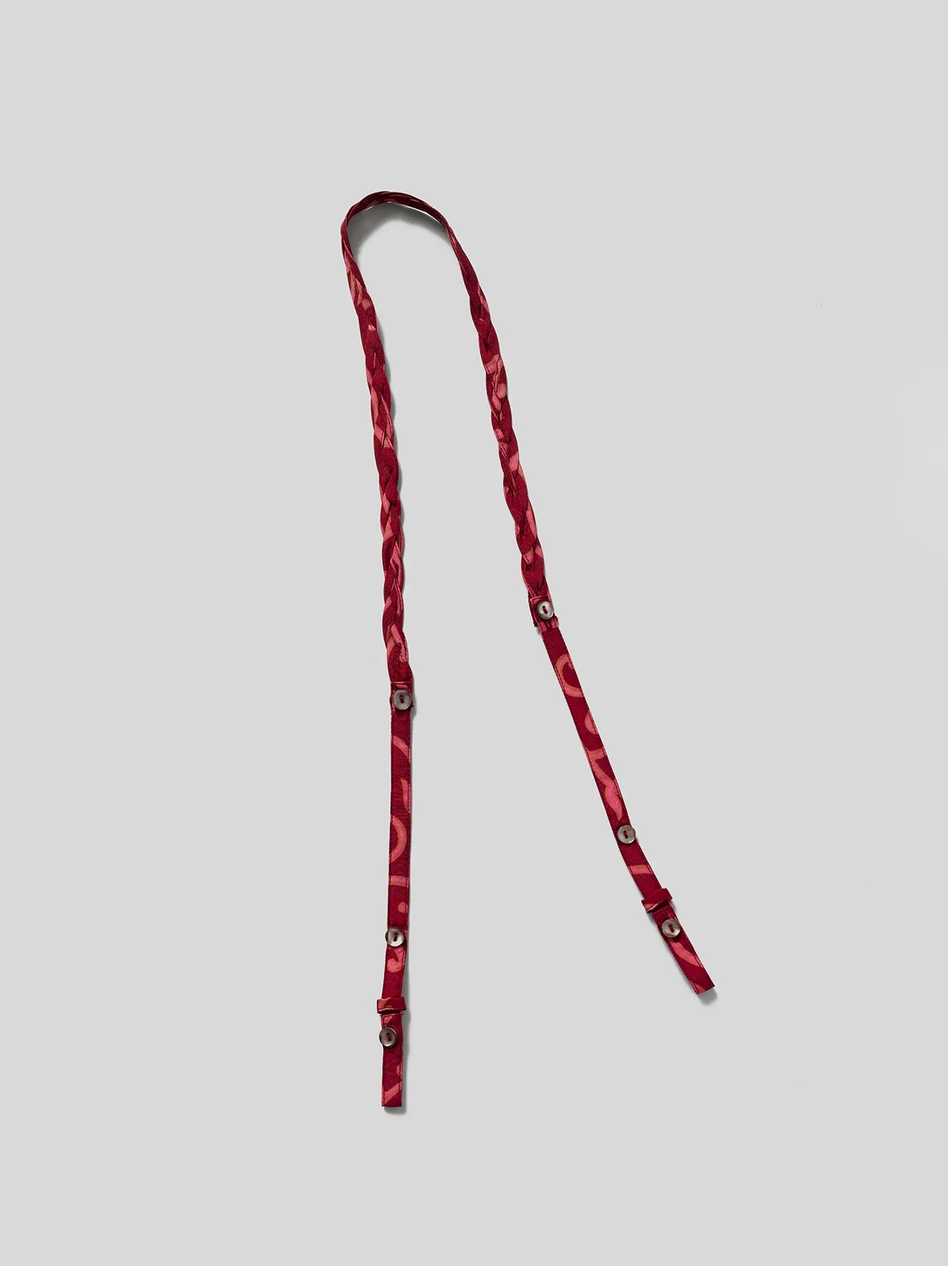 Silk Shoulder Strap - Pink/Red tones