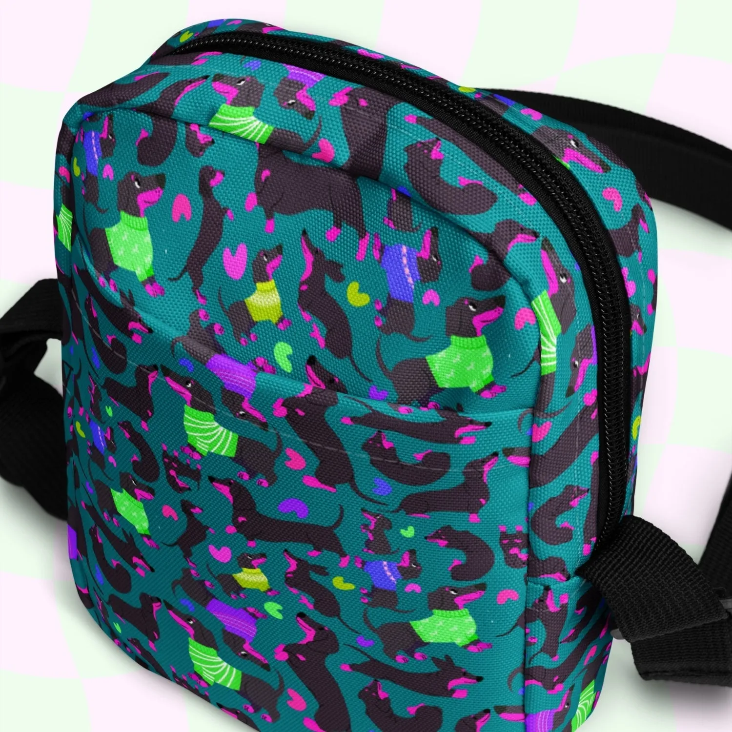 Silly Sausages Mini Crossbody Bag