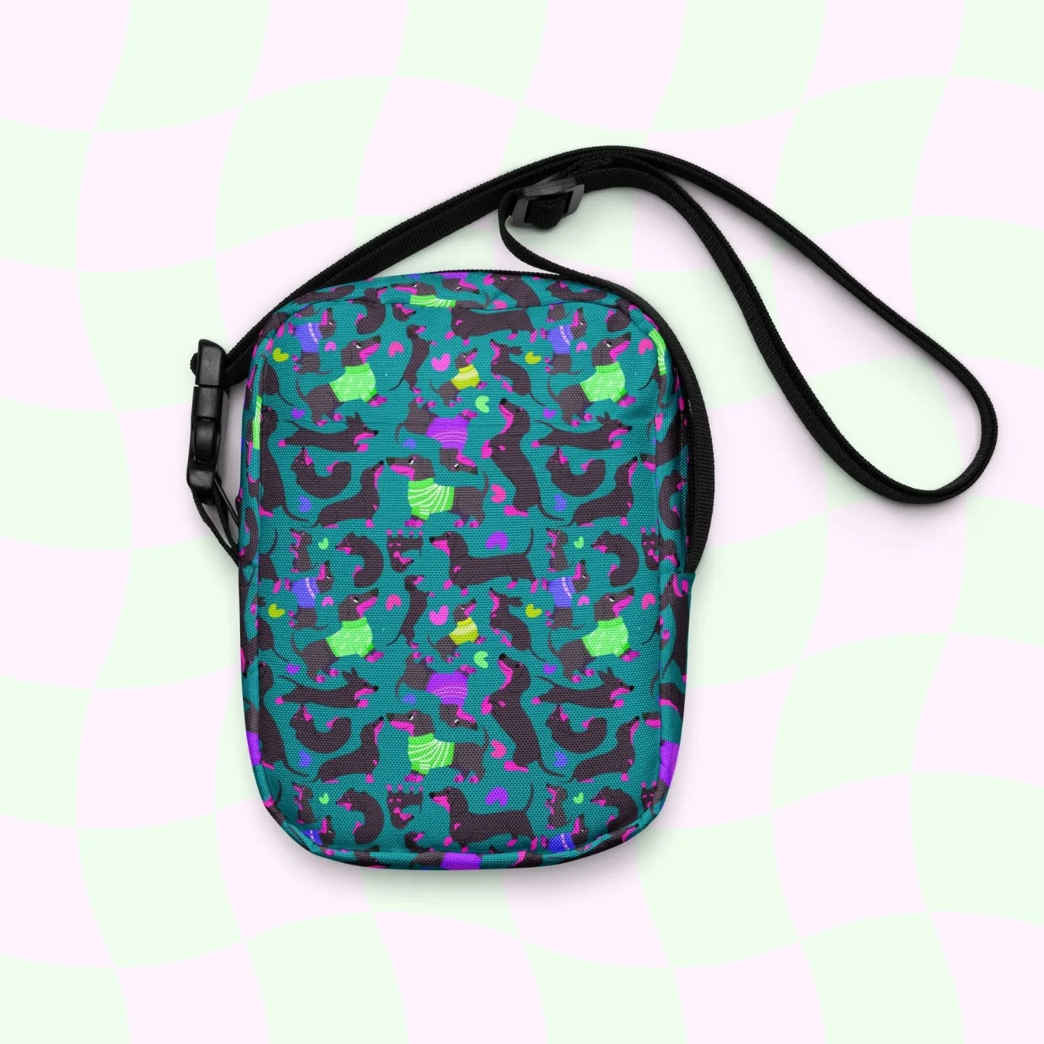 Silly Sausages Mini Crossbody Bag