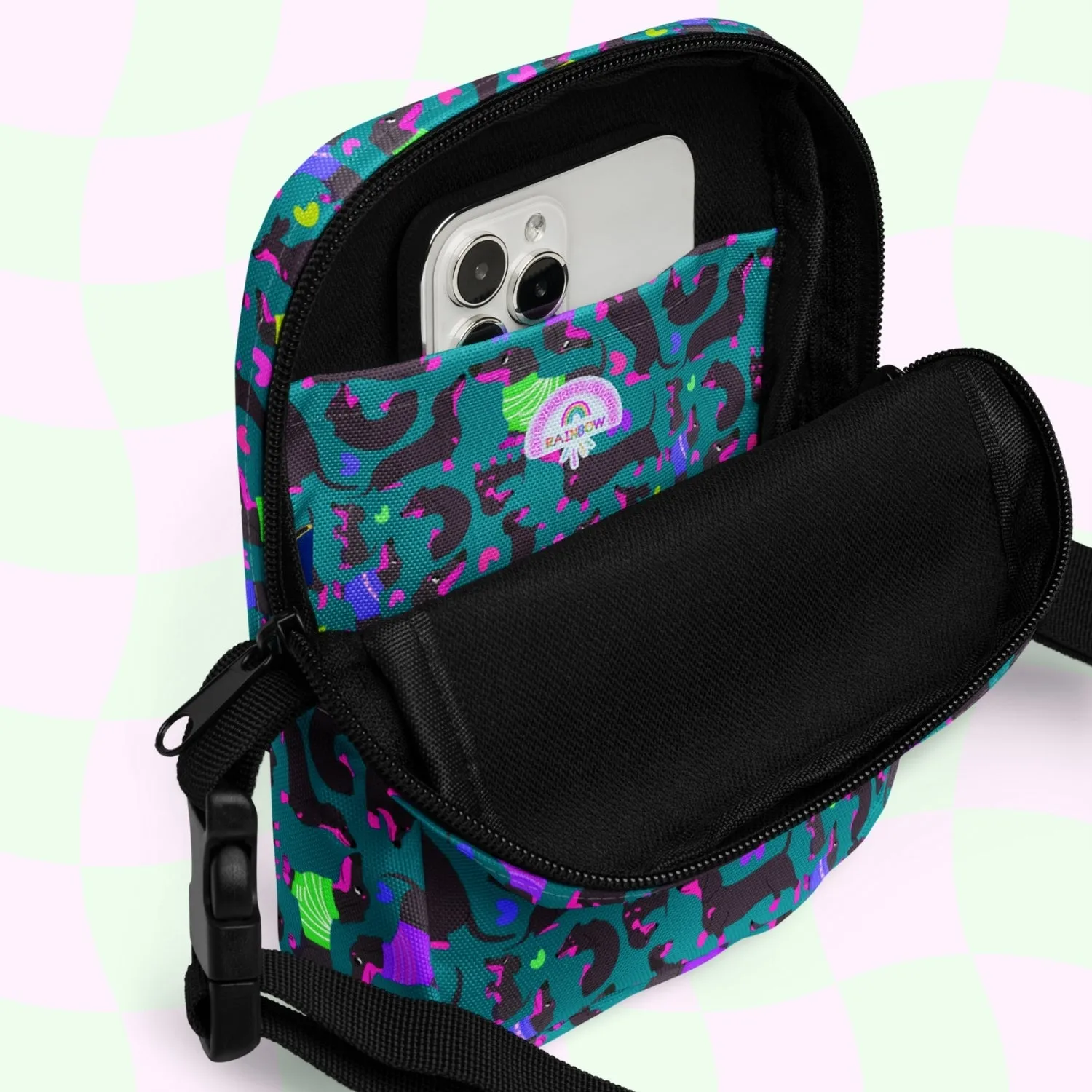 Silly Sausages Mini Crossbody Bag
