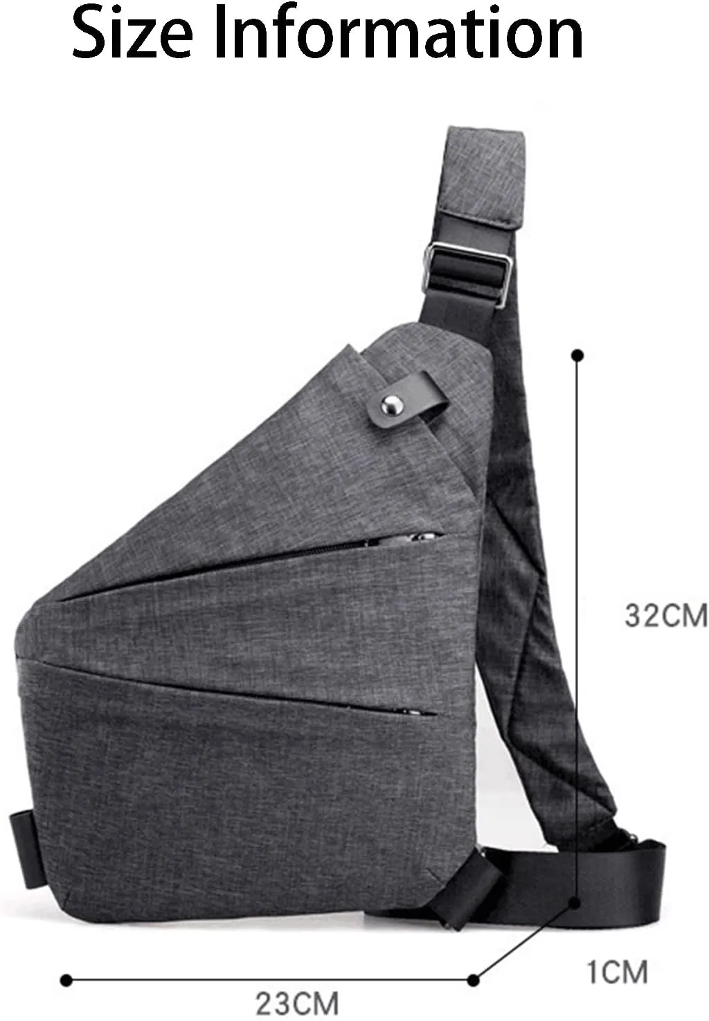 Simplify Living Cross Body Bag for Women Men, Anti Theft Crossbody Bags for Travel, Sport, Work