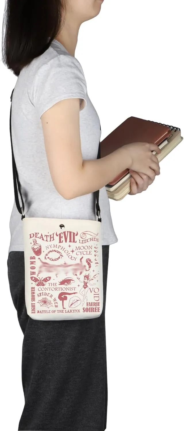 Singer Album Inspired Crossbody Bag Singer Merch Music Lover Fan Gifts American Singer Shoulder Bag Singer Music Tour Gift