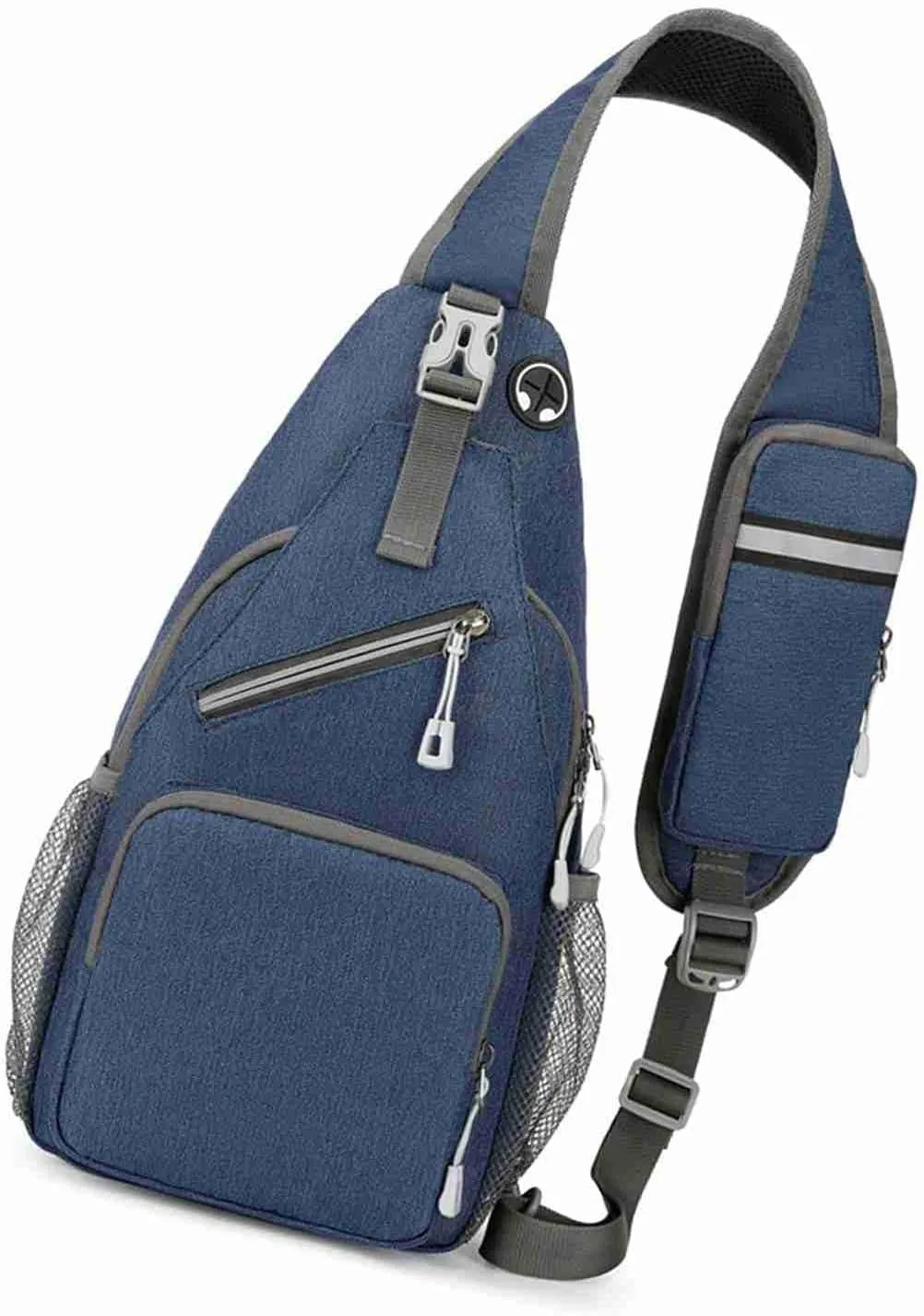 Sling Backpack Crossbody Sling Bag,Cross Body Bag for Outdoors Hiking Traveling (Blue)
