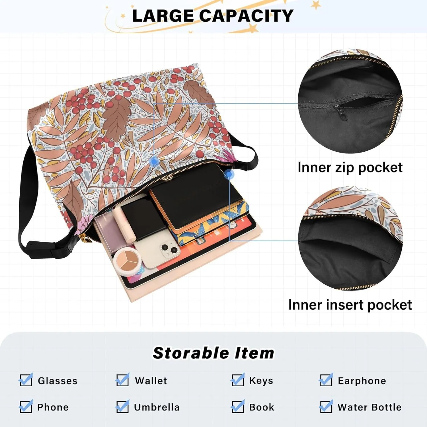 Sling Bag for Women Men Leather Crossbody Bags for Women Cute Crossbody Purse Handbag Purse Shoulder