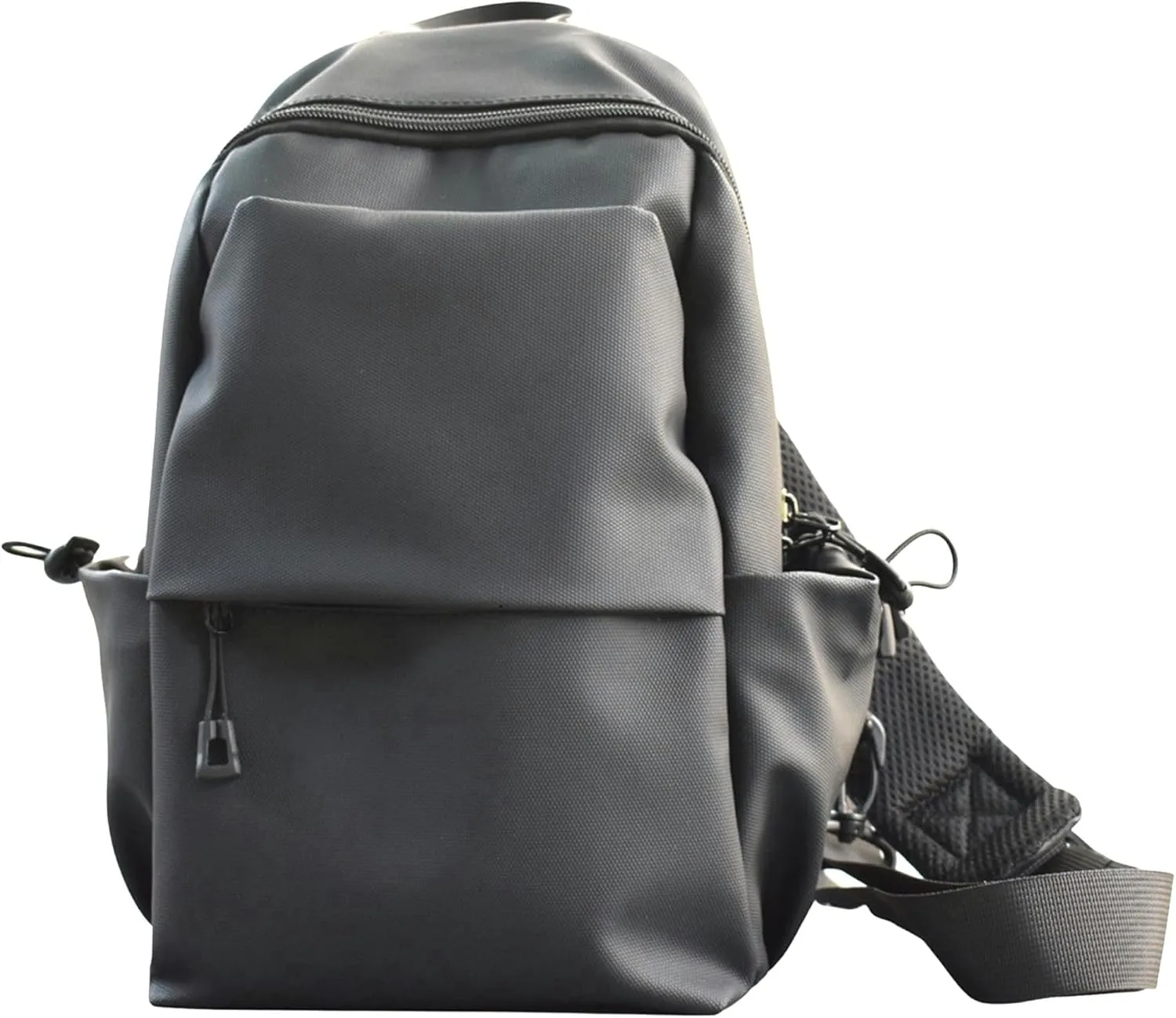 Sling Crossbody Bag for Men and Women – Black, Water-Resistant, Single Shoulder Backpack – Stylish and Small, Perfect for Travel and Everyday Use