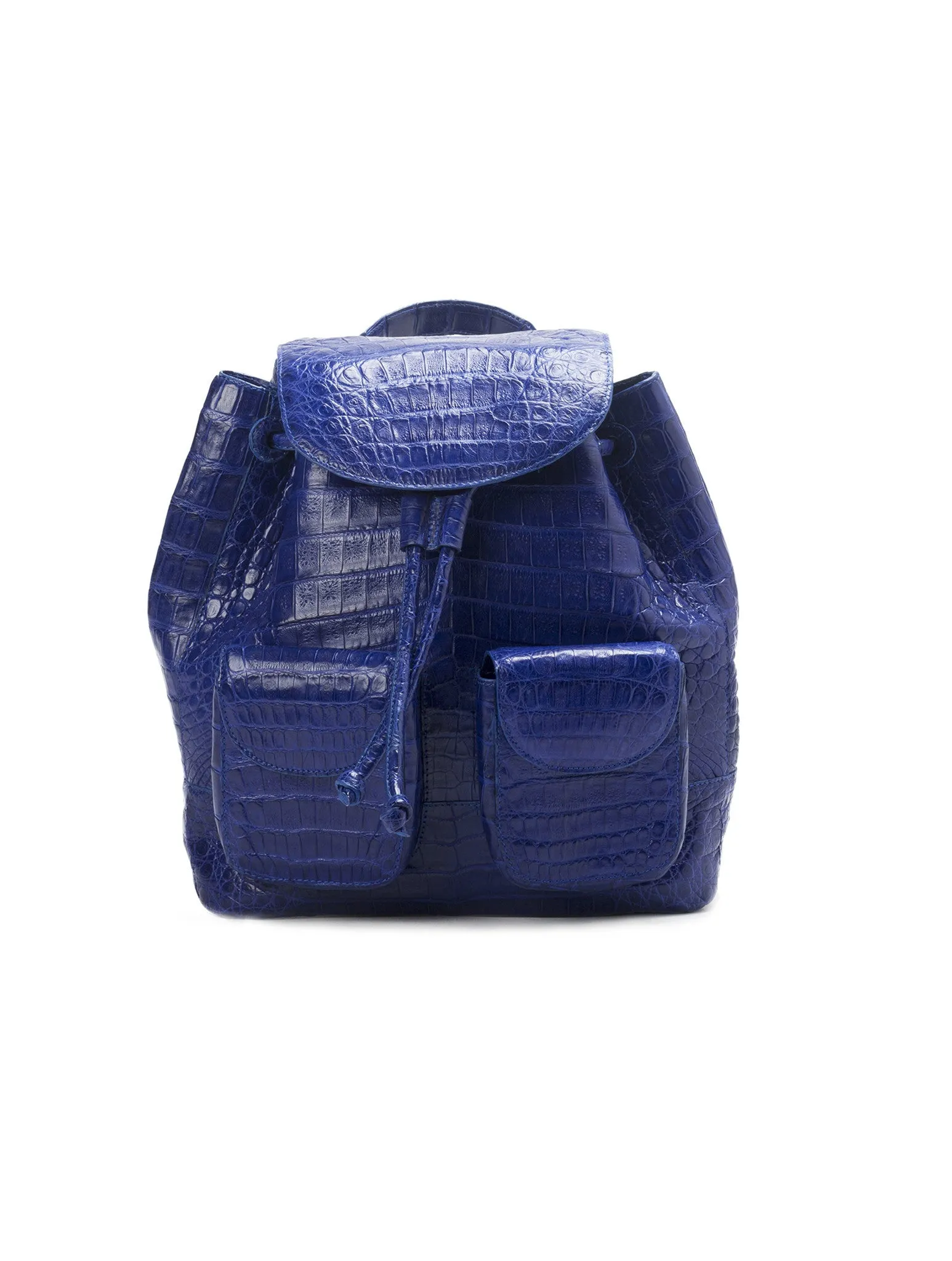 Small Crocodile Backpack - Blue