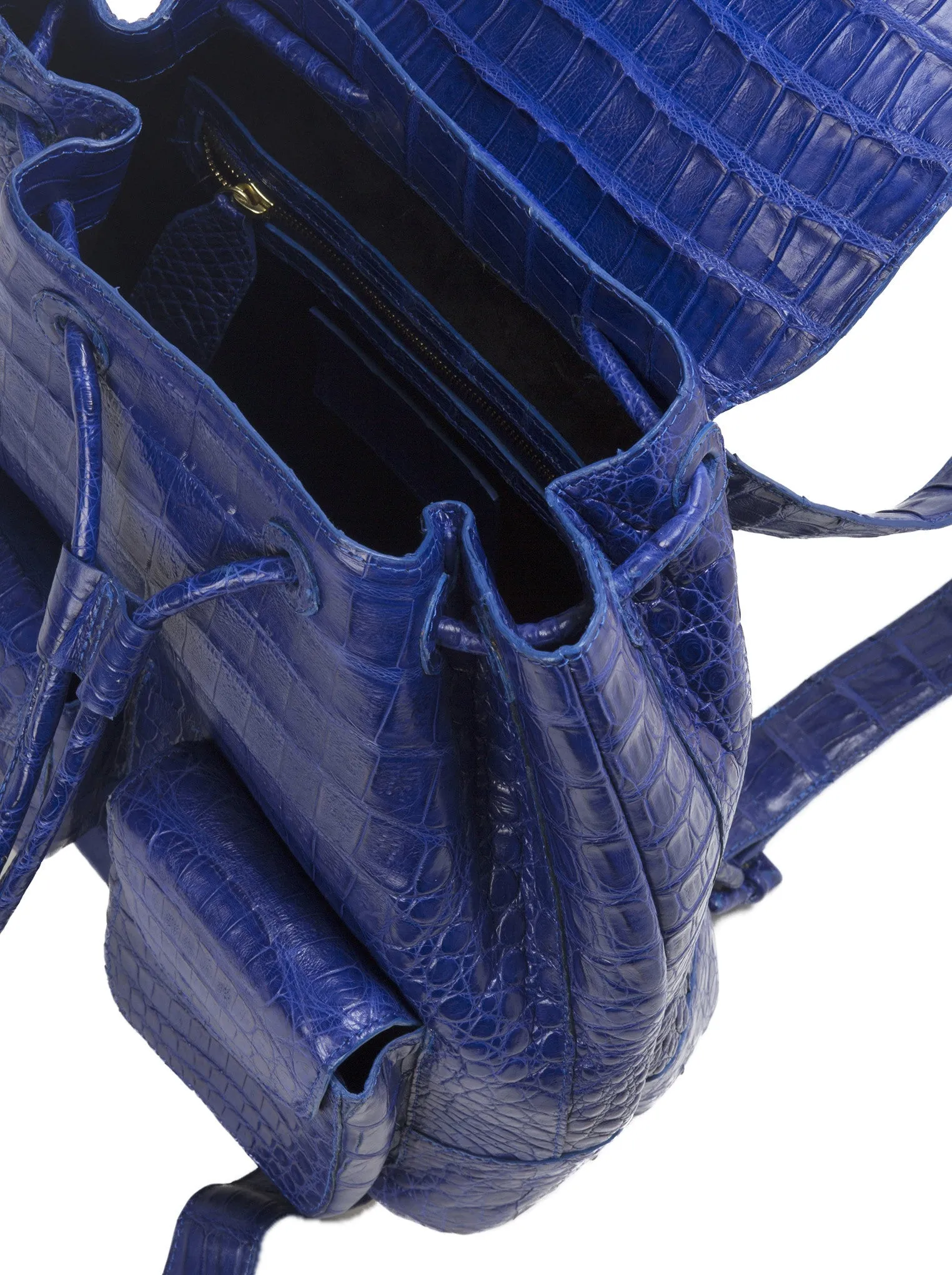 Small Crocodile Backpack - Blue