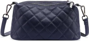 Small Crossbody Purse Leather Crossbody Bags for Women Fashion Handbag Cell Phone Crossover Shoulder Bag for Women