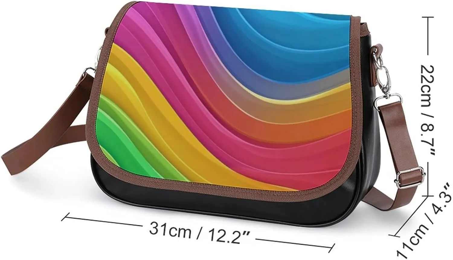Small Crossbody Shoulder Purse for Women Men, Pu Leather Travel Purse Waterproof Cross Body Bags