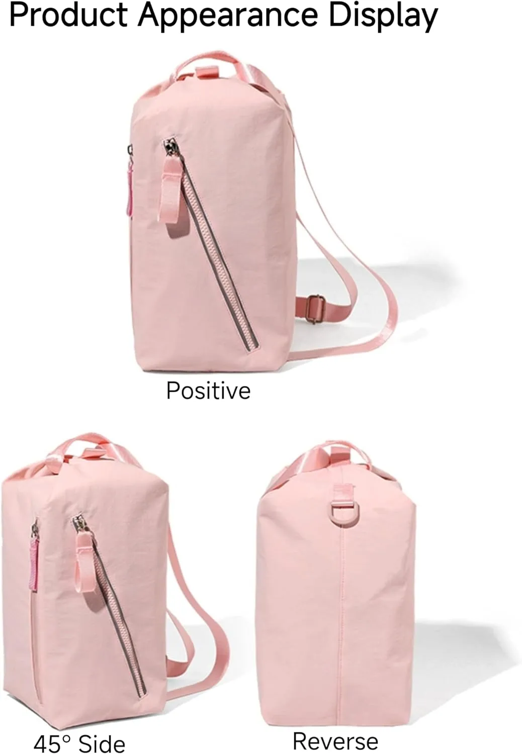 Small Gym Bag for Women Men, Fashionable and Cute Sports Duffel Bag, Waterproof Duffel Crossbody Gym Handbag for Travel Hiking, Grey, Urban simplicity