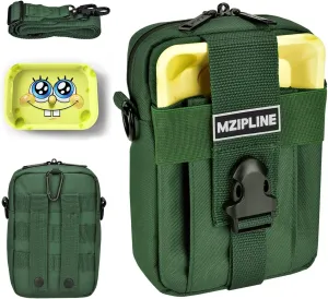 Small Tactical Package Bag -Smell Proof - Crossbody Sling Shoulder Bags with Carbon Lining for Man