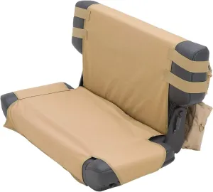 SmittyBilt GEAR SEAT CVR RR TAN - SB5660224