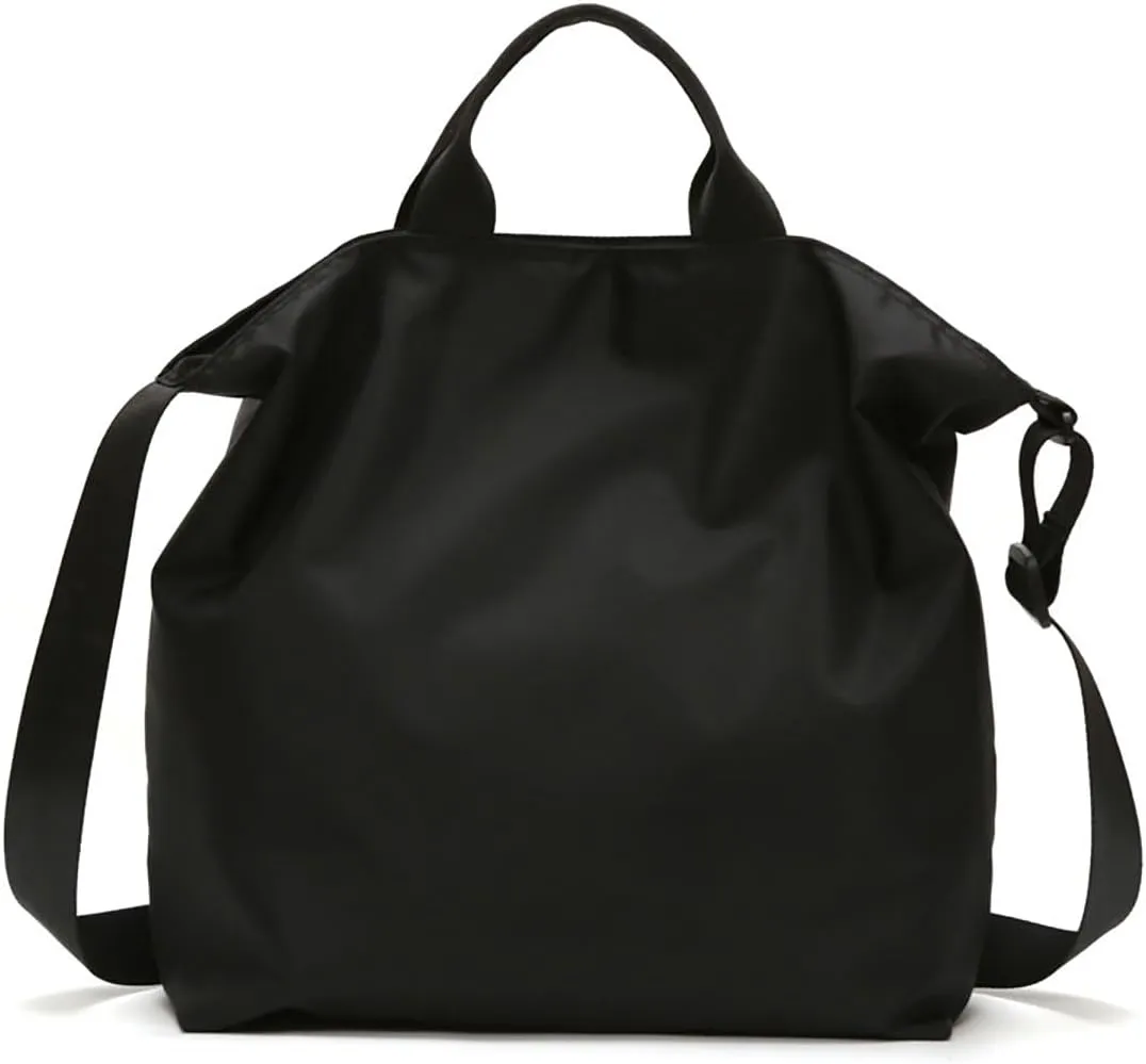 Sport Gym Bag Water Resistant Large Capacity Travel Bag for Men Crossbody Bag Shoulder Weekender Bag for Women and Men (Black)