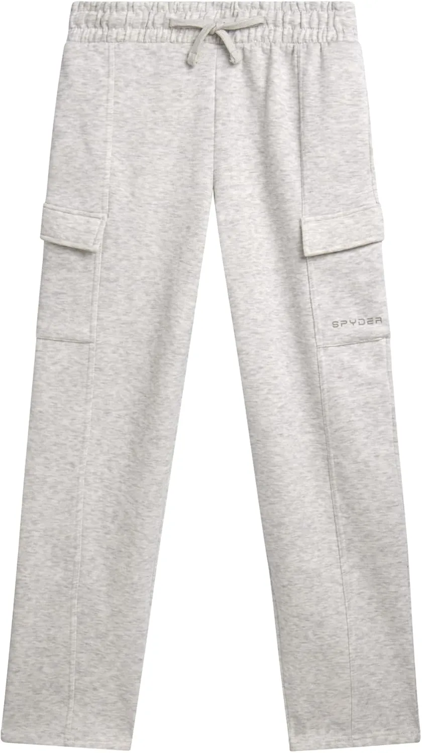 Spyder Women's Cargo Sweatpants - Cozy Fleece Joggers for Women with Adjustable Drawstring Waist and Pockets (Sizes: S-XL)