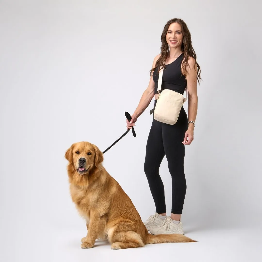 Stone Crossbody Dog Walking Bag